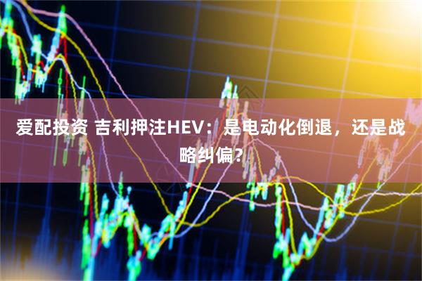 爱配投资 吉利押注HEV：是电动化倒退，还是战略纠偏？